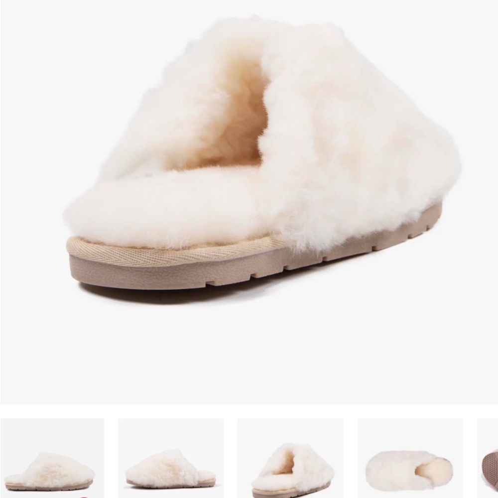Women's Tanaya Cozy Cream Slippers size
XL (9.5-10.5) 100% Sheepskin Lined